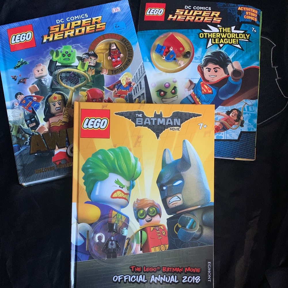 LEGO Super Heroes Superman Joker Wonder Woman lot of 3 intact figures